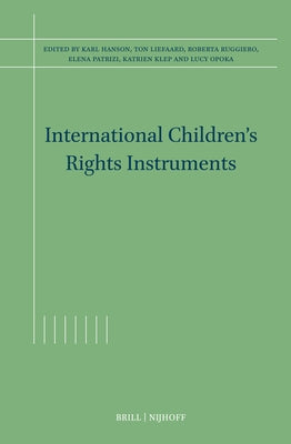 International Children's Rights Instruments by Hanson, Karl