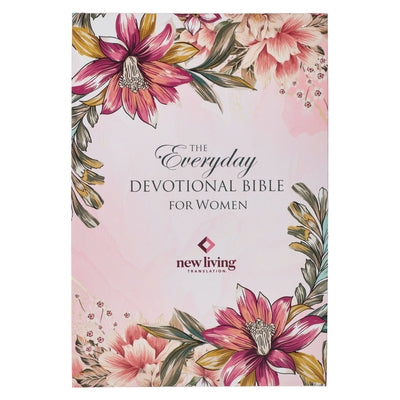 NLT Holy Bible Everyday Devotional Bible for Women New Living Translation, Floral by Christian Art Gifts