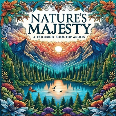 Nature's Majesty - Animal Coloring Book for Adults by Wesley, Ann
