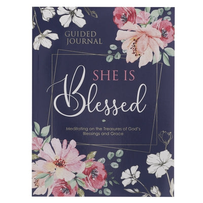 She Is Blessed Prompted Journal by Christian Art Gifts