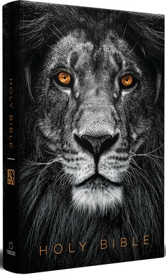 KJV Holy Bible, Large Print, Handy Size Format, Hardcover, Lion of Judah, Ribbon Marker, and Red Letter by Origin