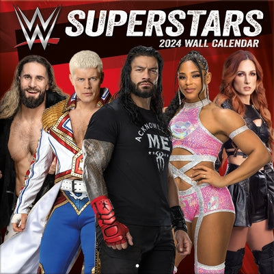 WWE Superstars 2024 Wall Calendar by Turner Licensing