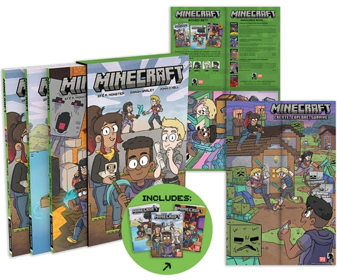 Minecraft Boxed Set (Graphic Novels) by Monster, Sf&#195;&#169; R.