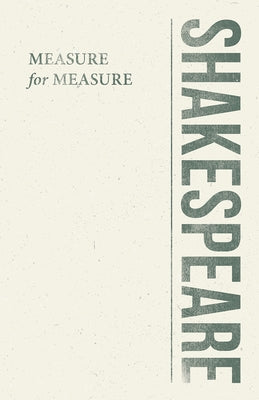 Measure for Measure by Shakespeare, William