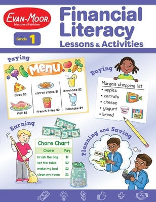 Financial Literacy Lessons and Activities, Grade 1 Teacher Resource by Evan-Moor Educational Publishers