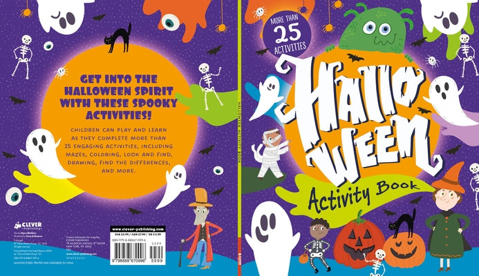 Halloween Activity Book: More Than 25 Activities by Watkins, Nora