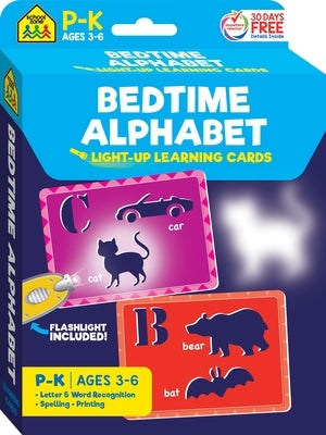 School Zone Bedtime Alphabet Light-Up Learning Cards by Zone, School