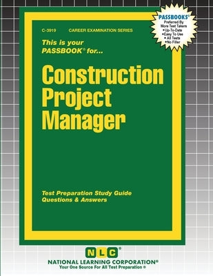 Construction Project Manager by Passbooks