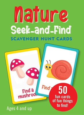 Nature Seek-And-Find Scavenger Hunt Cards (Set of 50 Cards) by Peter Pauper Press Inc