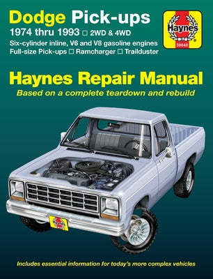 Dodge Ramcharger & Trailduster Full-Size Pick-Ups 1974-93 by Haynes, J. H.