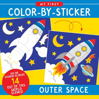 Outer Space Color-By-Sticker Book by Levy, T.