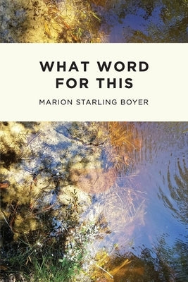 What Word for This by Boyer, Marion