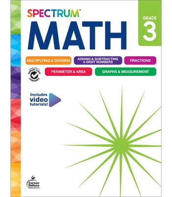 Spectrum Math Workbook, Grade 3 by Spectrum
