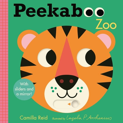 Peekaboo: Zoo: (An Interactive Board Book for Babies & Toddlers with Mirror & Sliders to Push, Pull, or Turn. Cute Zoo Animal Artwork Includes a Rhino by Arrhenius, Ingela P.