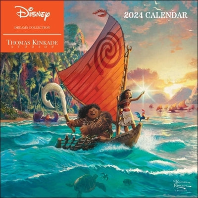 Disney Dreams Collection by Thomas Kinkade Studios: 2024 Wall Calendar by Kinkade, Thomas