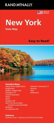 Rand McNally Easy to Read: New York State Map by Rand McNally