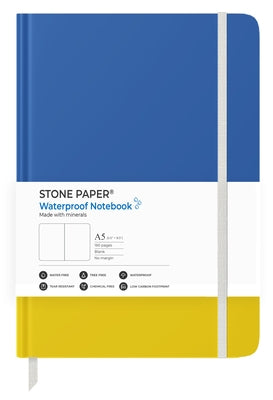 Stone Paper Ukraine Flag Blank Notebook by Stone Paper Solutions Ltd