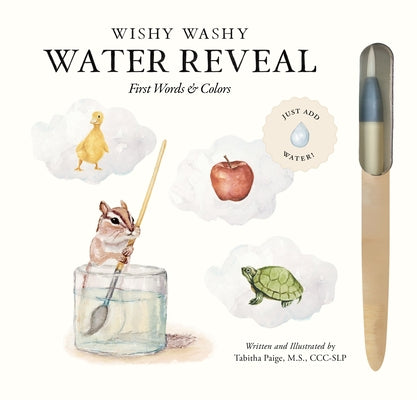 Wishy Washy (Water Reveal Edition): A Reusable Water Reveal Activity Book Teaching First Words and Colors by Paige, Tabitha