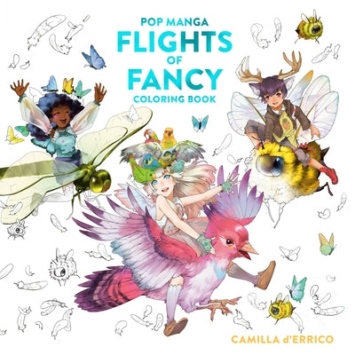 Pop Manga Flights of Fancy Coloring Book by D'Errico, Camilla