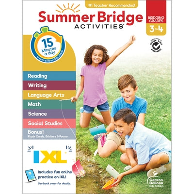 Summer Bridge Activities, Grades 3 - 4 by Summer Bridge Activities