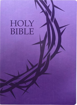 Kjver Holy Bible, Crown of Thorns Design, Large Print, Royal Purple Ultrasoft: (King James Version Easy Read, Red Letter) by Whitaker House