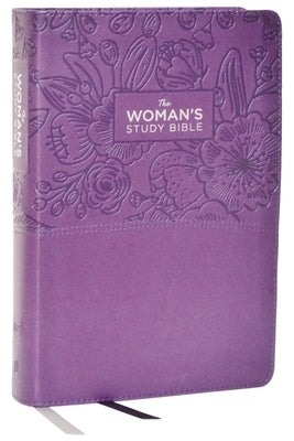 Kjv, the Woman's Study Bible, Leathersoft, Purple, Red Letter, Full-Color Edition, Comfort Print: Receiving God's Truth for Balance, Hope, and Transfo by Patterson, Dorothy Kelley