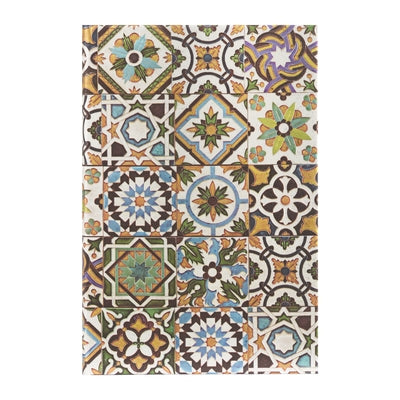 Paperblanks Porto Portuguese Tiles Hardcover Journal Mini Lined Elastic Band Closure 176 Pg 85 GSM by Paperblanks