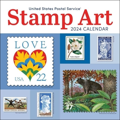 United States Postal Service Stamp Art 2024 Wall Calendar by United States Postal Office