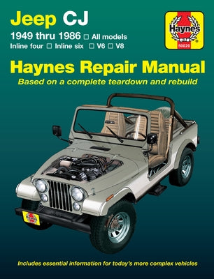 Jeep Cj, Scrambler, Renegade, Laredo & Golden Eagle 1949-86 by Haynes, J. H.