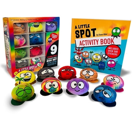 A Little Spot of Feelings 9 Plush Toys with Activity Book Box Set by Alber, Diane