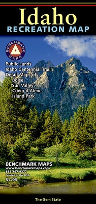 Idaho Recreation Map by National Geographic Maps