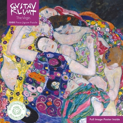 Adult Sustainable Jigsaw Puzzle Gustav Klimt: The Virgin: 1000-Pieces. Ethical, Sustainable, Earth-Friendly by Flame Tree Studio