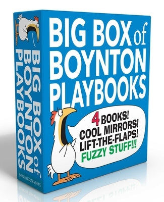 Big Box of Boynton Playbooks (Boxed Set): Dinosaur's Binkit; Hey! Look at You!; Fuzzy Fuzzy Fuzzy!; Hey! What's That? by Boynton, Sandra