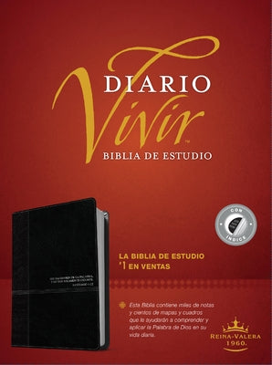 Biblia de Estudio del Diario Vivir Rvr60, Duotono by Tyndale