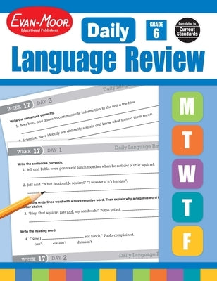 Daily Language Review, Grade 6 Teacher Edition by Evan-Moor Educational Publishers