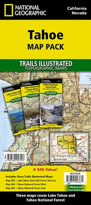 Tahoe [Map Pack Bundle] by National Geographic Maps