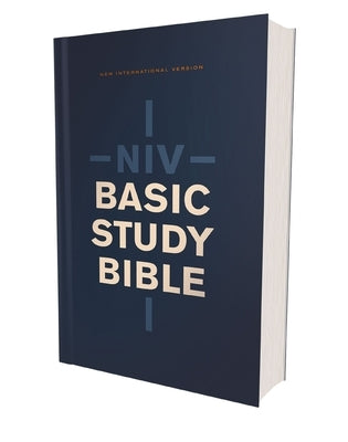 Niv, Basic Study Bible, Economy Edition, Paperback, Blue, Red Letter by Zondervan