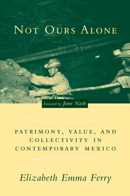 Not Ours Alone: Patrimony, Value, and Collectivity in Contemporary Mexico by Ferry, Elizabeth Emma