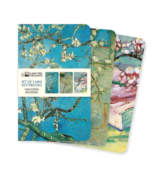 Vincent Van Gogh: Blossom Set of 3 Mini Notebooks by Flame Tree Studio