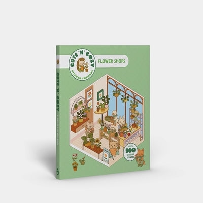 Cute 'n' Cozy Sticker Therapy: Flower Shop: Over 500 Reusable Stickers! by Skittledog