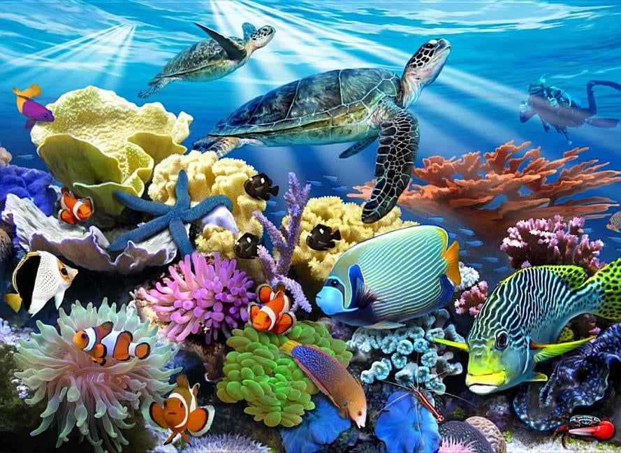 Ocean Turtles 200 Piece Puzzle by Ravensburger