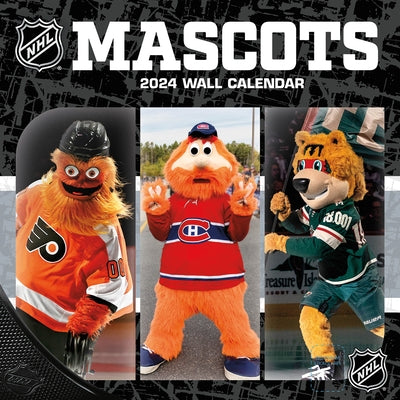 NHL Mascots 2024 12x12 Wall Calendar by Turner Sports