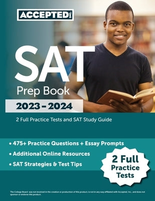 SAT Prep Book 2023-2024: 2 Full Practice Tests and SAT Study Guide by Cox, Jonathan