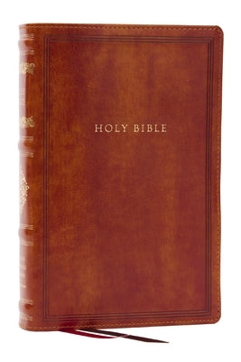 RSV Personal Size Bible with Cross References, Brown Leathersoft, (Sovereign Collection) by Thomas Nelson