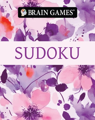 Brain Games - Take-Along - Sudoku (Watercolor Floral Design) by Publications International Ltd