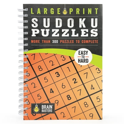 Large Print Sudoku Puzzles Orange by Parragon Books