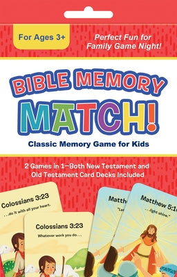 Bible Memory Match!: Classic Memory Game for Kids by Compiled by Barbour Staff