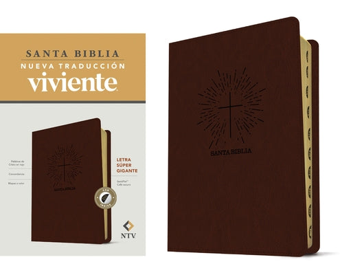 Santa Biblia Ntv, Letra Súper Gigante (Sentipiel, Café Oscuro, Índice, Letra Roja) by Tyndale