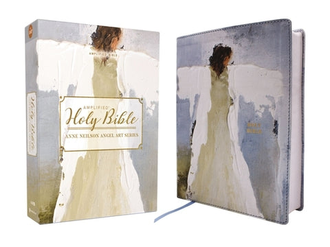 Amplified Holy Bible, Anne Neilson Angel Art Series, Leathersoft, Blue by Neilson, Anne