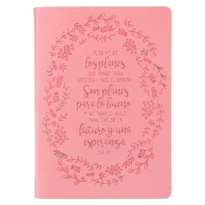 Christian Art Gifts Scripture Journal in Spanish: Diario Clásico Rosado Yo Sé Los Planes Jer. 29:11 by Christian Art Gifts